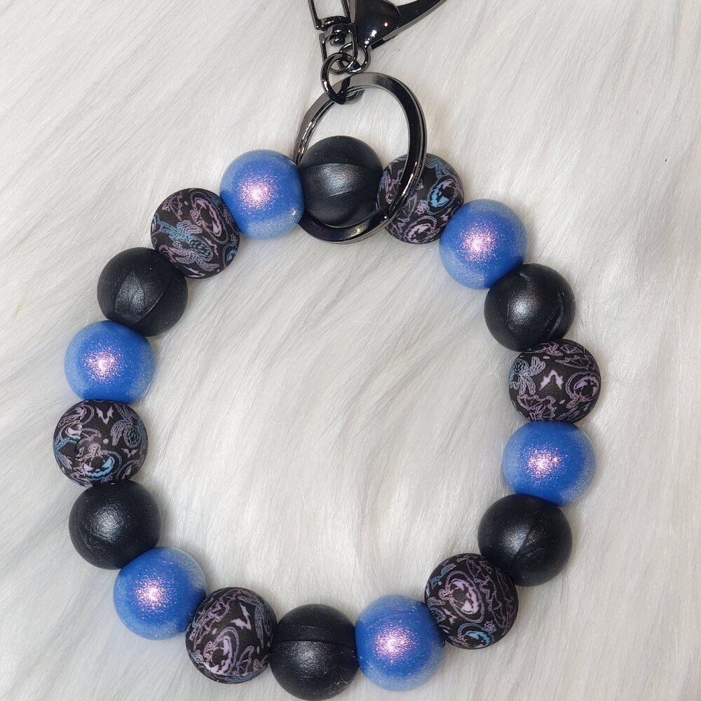 Halloween Night Silicone Bead Wristlet